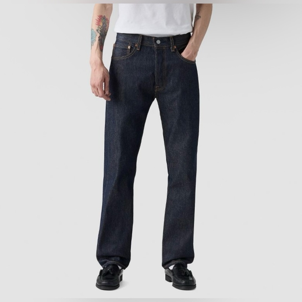 Levi's Men's 501 Dark Indigo Straight Jeans 32x32 NWT